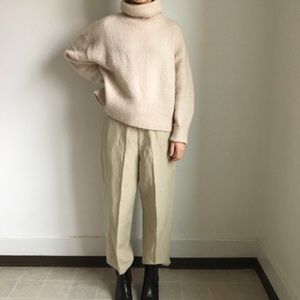 silk/linen pants